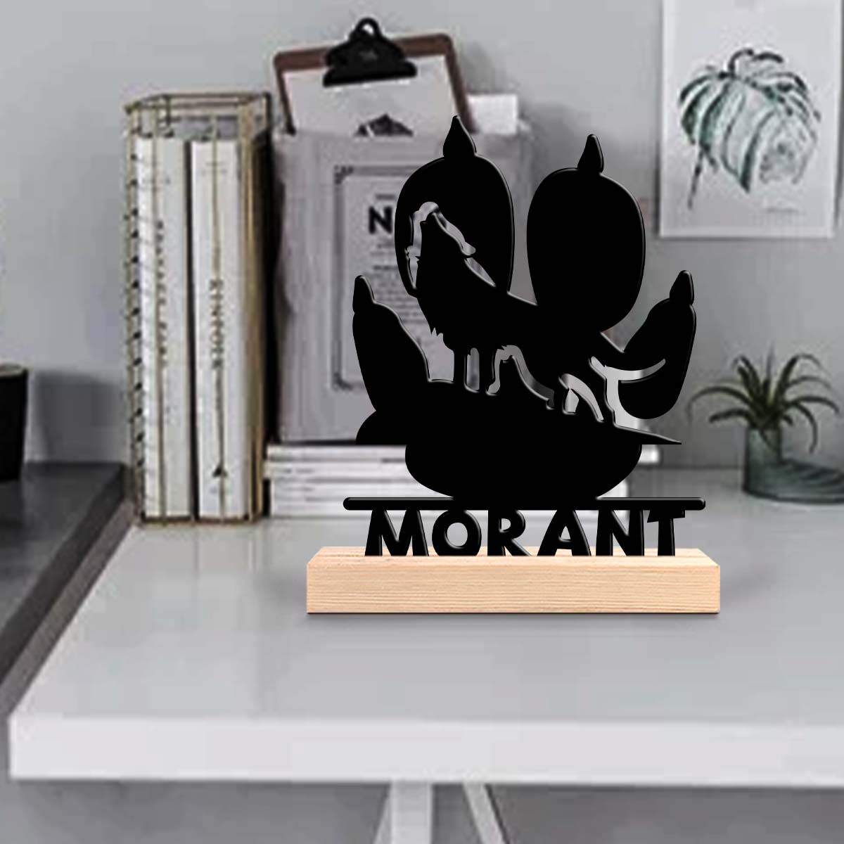 Home Decor For Birthday - 1개 맞춤형 미니멀리스트 금속 장식품, 이름을
