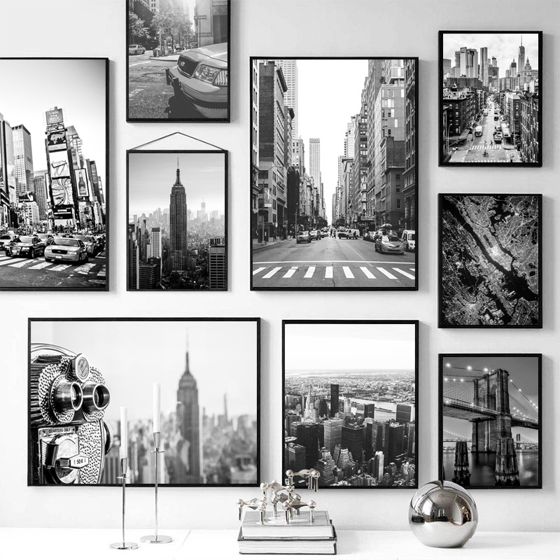Home Decor New York - 1pc 프레임리스 캔버스 페인팅 뉴욕시 캔버스