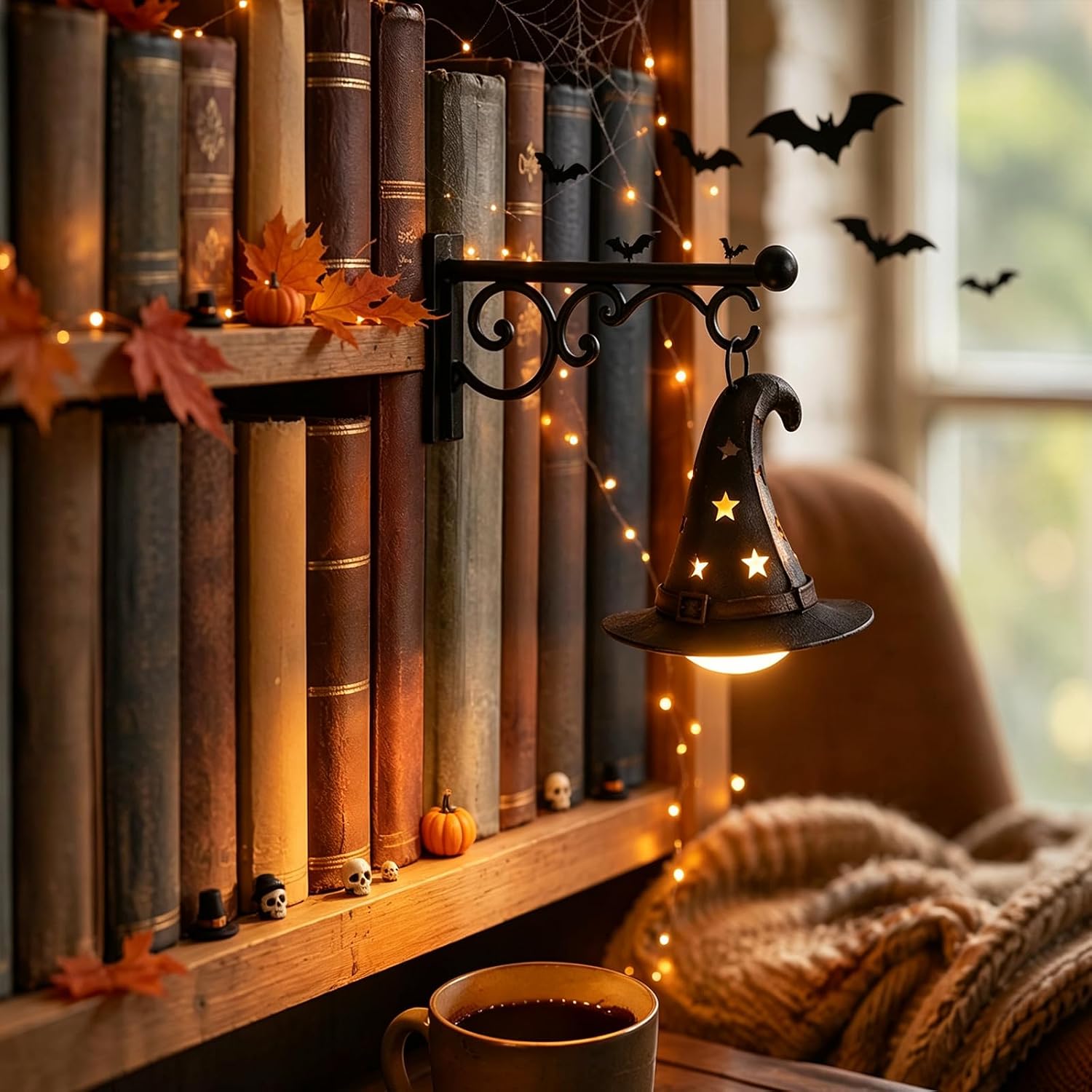 Home Decor Lighting - 책장 램프 도서관 랜턴 조명 도서관