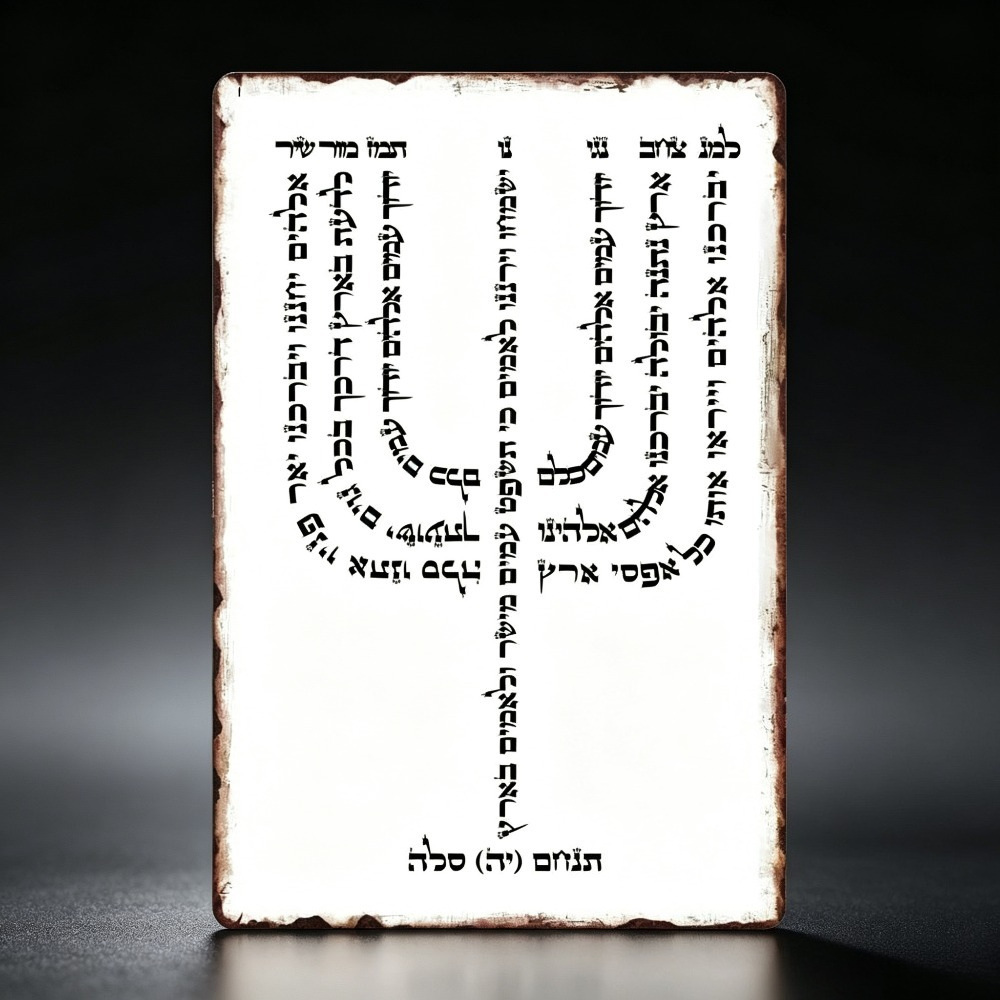 Home Decor You - CIFBUY 빈티지 히브리어 YHVH 알루미늄 벽