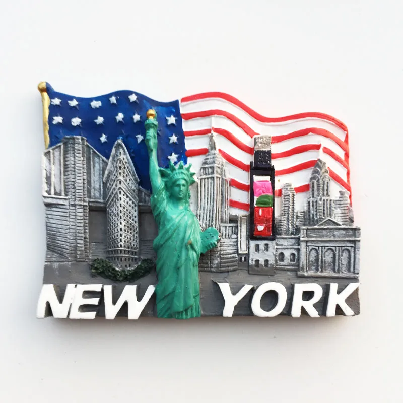 Home Decor New York - 미국 뉴욕 여행 기념품 냉장고 자석