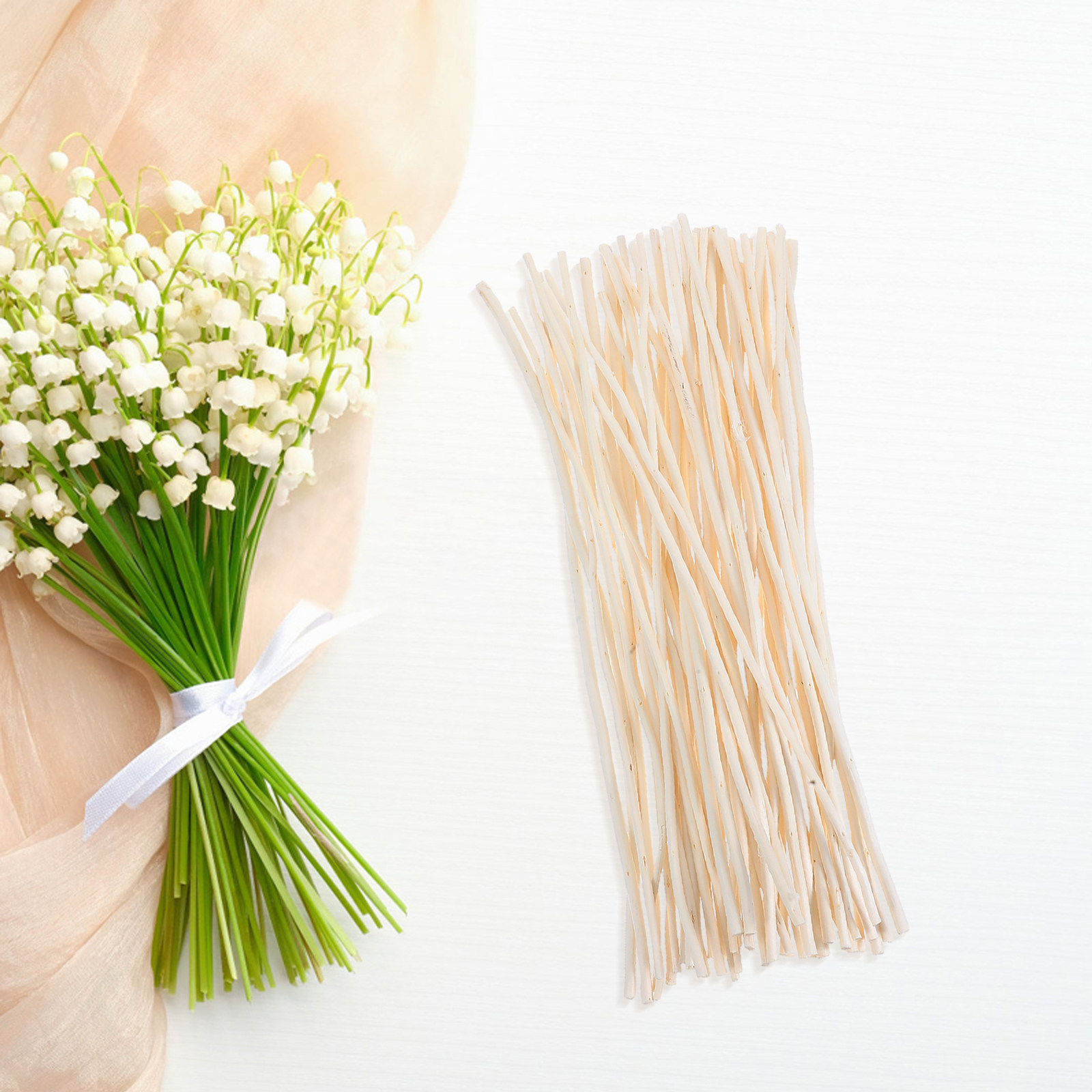 Home Decor Vase - 50개 천연 건조 드래곤 윌로우 가지
