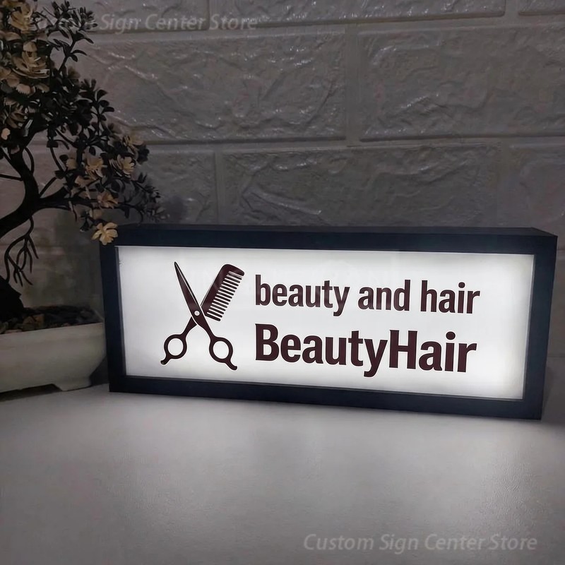 Neon Sign Led Custom - 맞춤형 LED 네온 아크릴 간판, BeautyHair,
