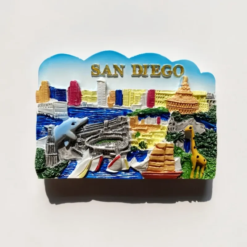 Home Decor New York - 미국 냉장고 자석 스티커, 샌디에고 기념품,