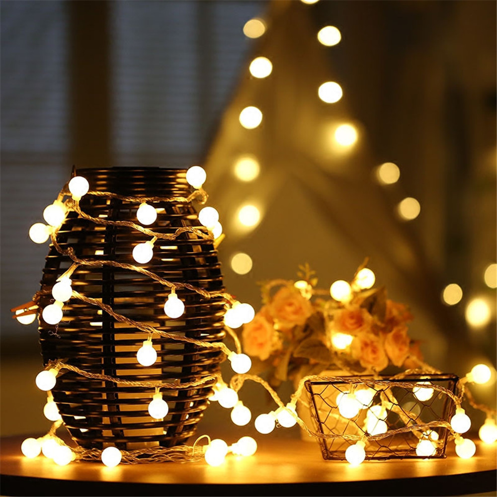 3-10M 태양광/USB/배터리 스트링 조명, 요정 글 - Home Decor Lighting 리뷰 및 가격