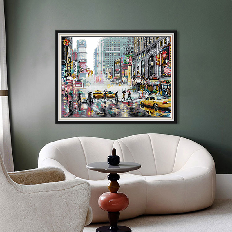기쁨 일요일 크로스 스티치 키트 11/14CT 자수 그 - Home Decor New York 리뷰 및 가격