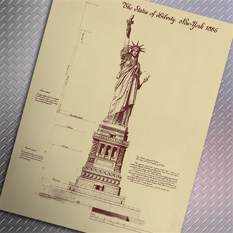 바 홈 장식 빈티지 뉴욕의 자유의 여신상 1886 디자 - Home Decor New York 리뷰 및 가격