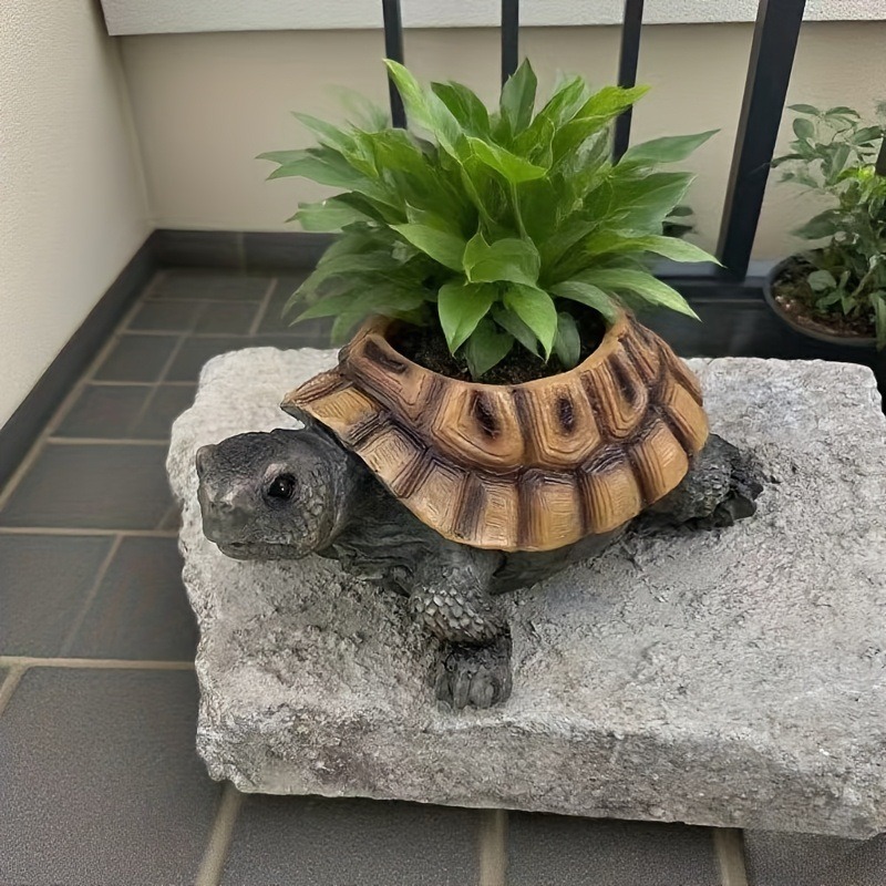 귀여운 거북이 모양의 화분 동물 장식품 다육 식물 정원 - Succulent Planter Pot 리뷰 및 가격
