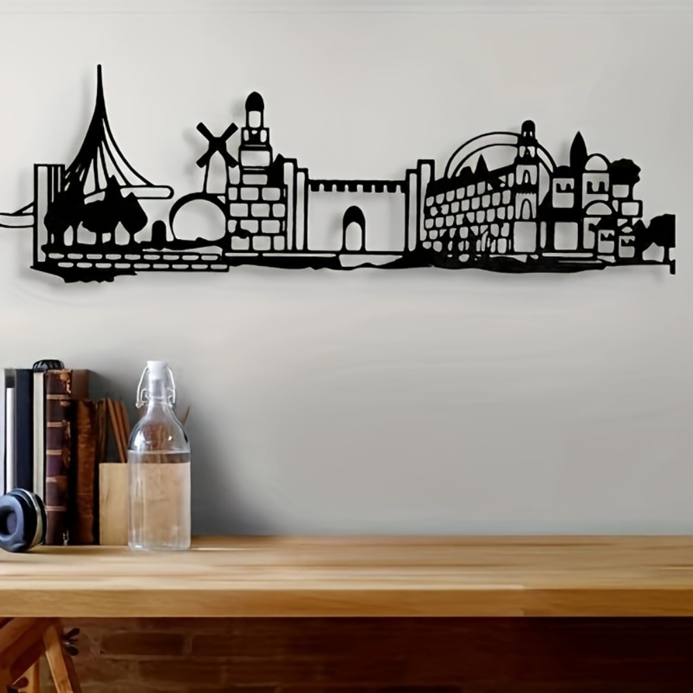 CIFBUY 메탈 벽 장식 예루살렘 스카이라인 데코 빈 - Home Decor You 리뷰 및 가격