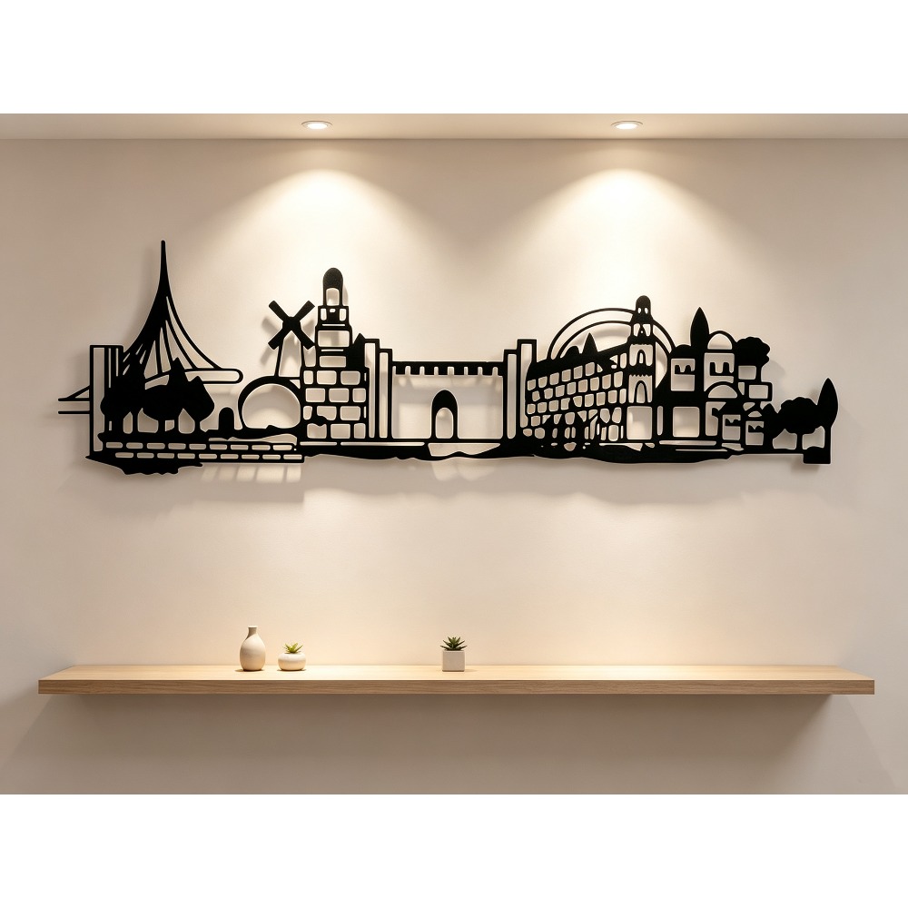 CIFBUY 메탈 벽 장식 예루살렘 스카이라인 데코 빈 - Home Decor You 리뷰 및 가격