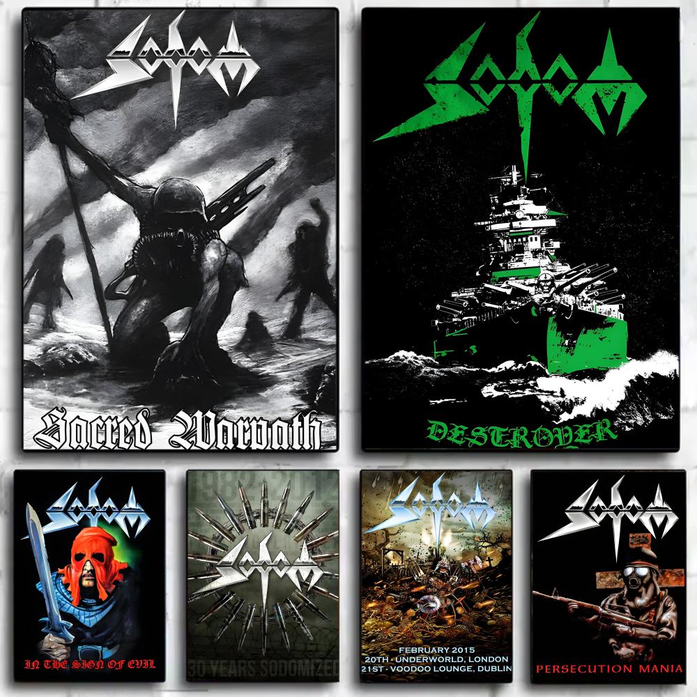 독일 스피드 스래시 메탈 밴드 S-Sodom 포스터 벽 - Germany Home Decor 리뷰 및 가격