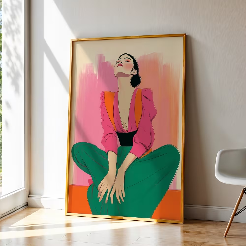현대, 복고풍 다원주의 페미니즘 벽 예술 인쇄 캔버스  - Home Decor Retro 리뷰 및 가격