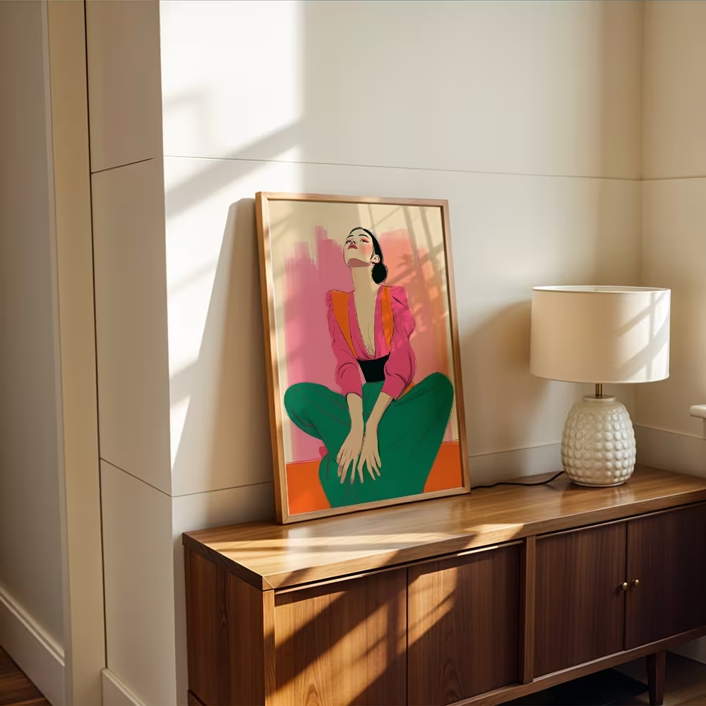 현대, 복고풍 다원주의 페미니즘 벽 예술 인쇄 캔버스  - Home Decor Retro 리뷰 및 가격