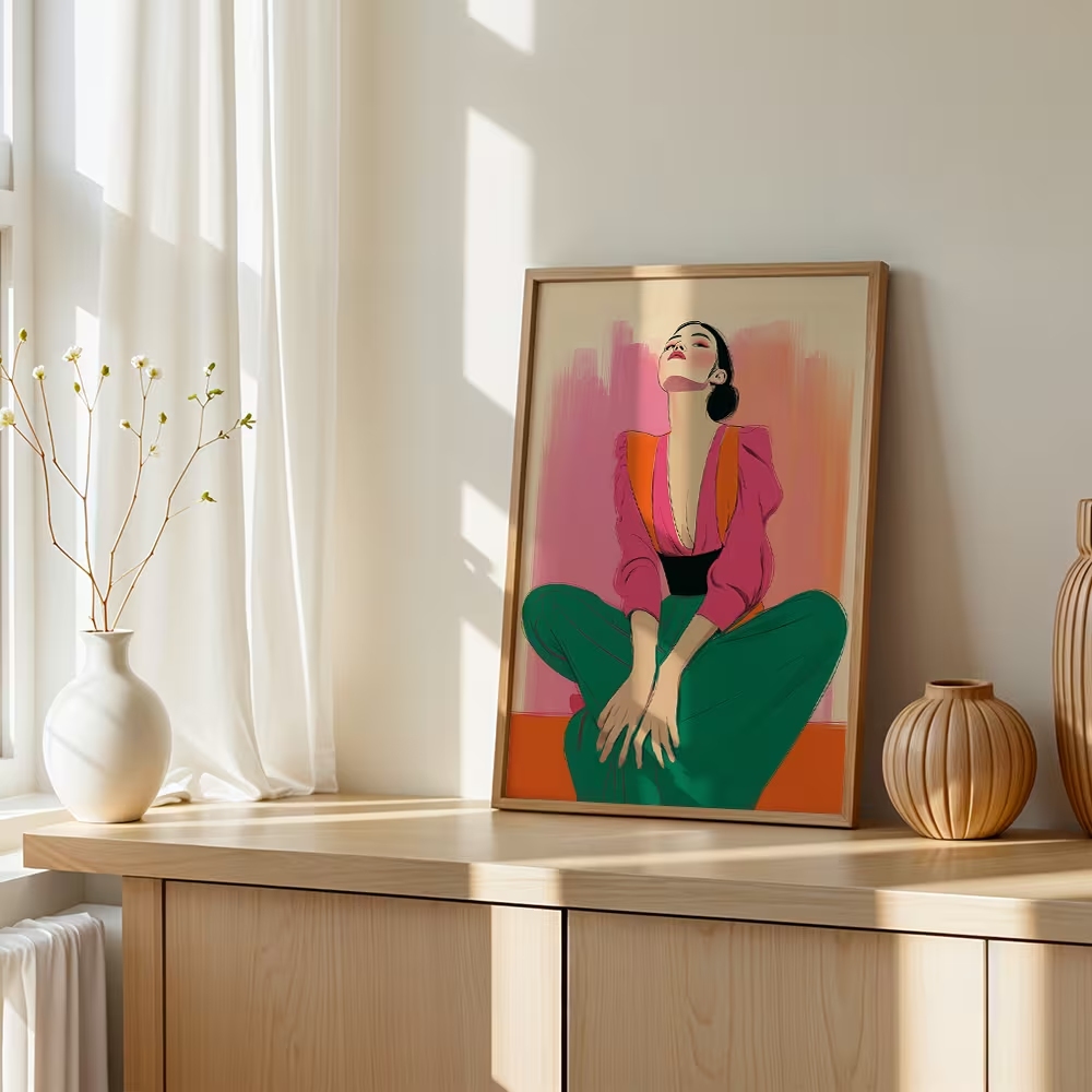 현대, 복고풍 다원주의 페미니즘 벽 예술 인쇄 캔버스  - Home Decor Retro 리뷰 및 가격