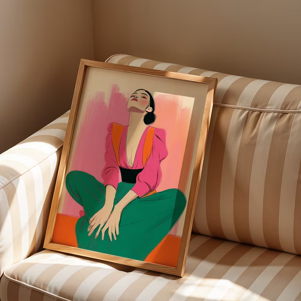 현대, 복고풍 다원주의 페미니즘 벽 예술 인쇄 캔버스  - Home Decor Retro 리뷰 및 가격