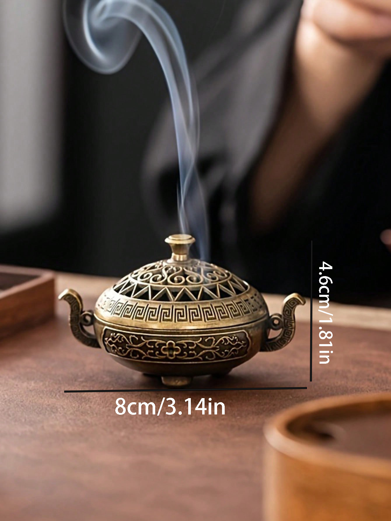 네팔 스타일 황동 향로, 요가 및 명상용 금속 아로마테 - Home Decor Humacao 리뷰 및 가격