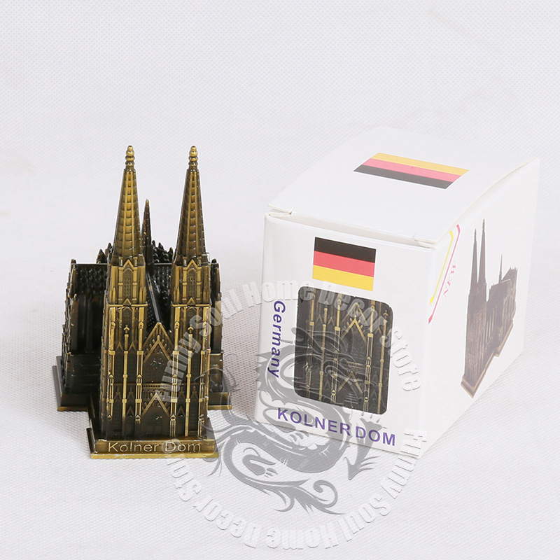 금속 쾰른 대성당 독일 고딕 건축 모델 중세 교회 복제 - Germany Home Decor 리뷰 및 가격