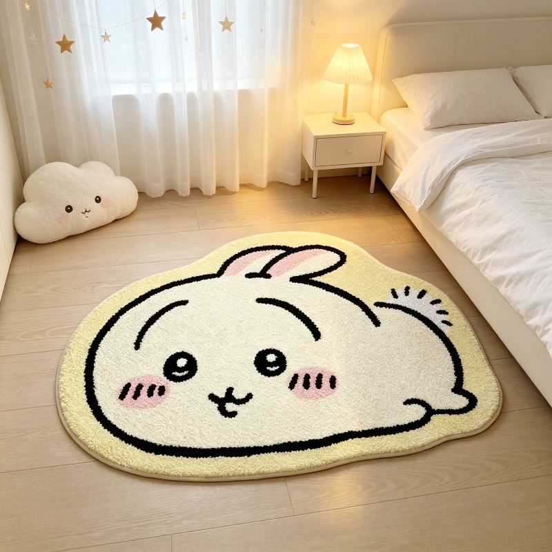 -치이카와！！！ 만화 러그 애니메이션 하치와레 우사기  - Home Decor Pinterest 리뷰 및 가격