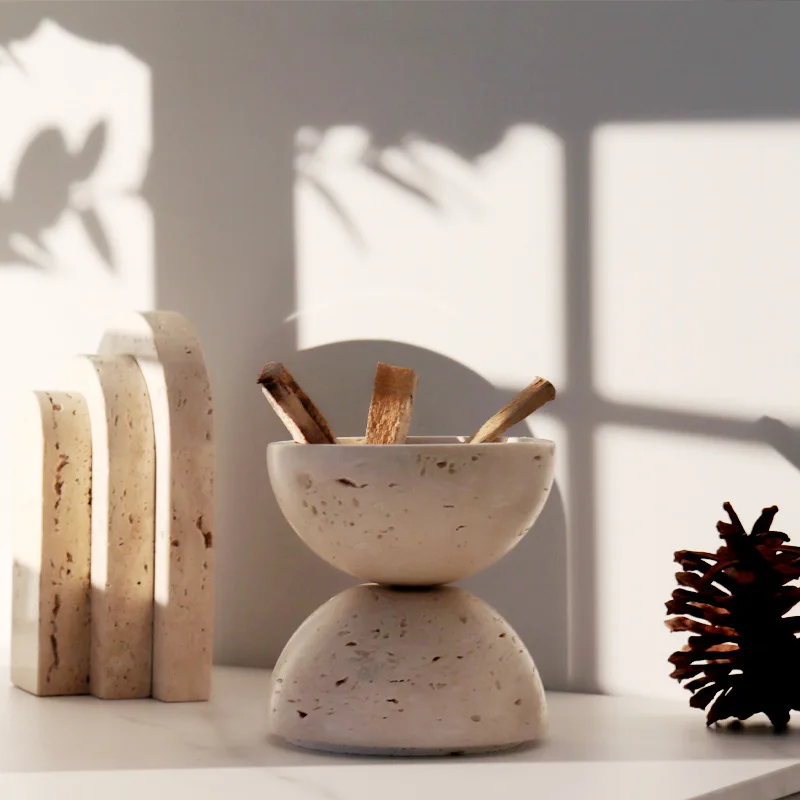 베이지색 구형 무크바르 향로, 가정 장식용 천연 대리석 - Home Decor Humacao 리뷰 및 가격