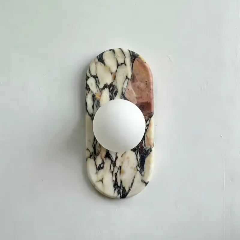 SJX 미니멀리스트 내추럴 칼라카타 비올라 대리석 벽등 - Home Decor Lighting 리뷰 및 가격