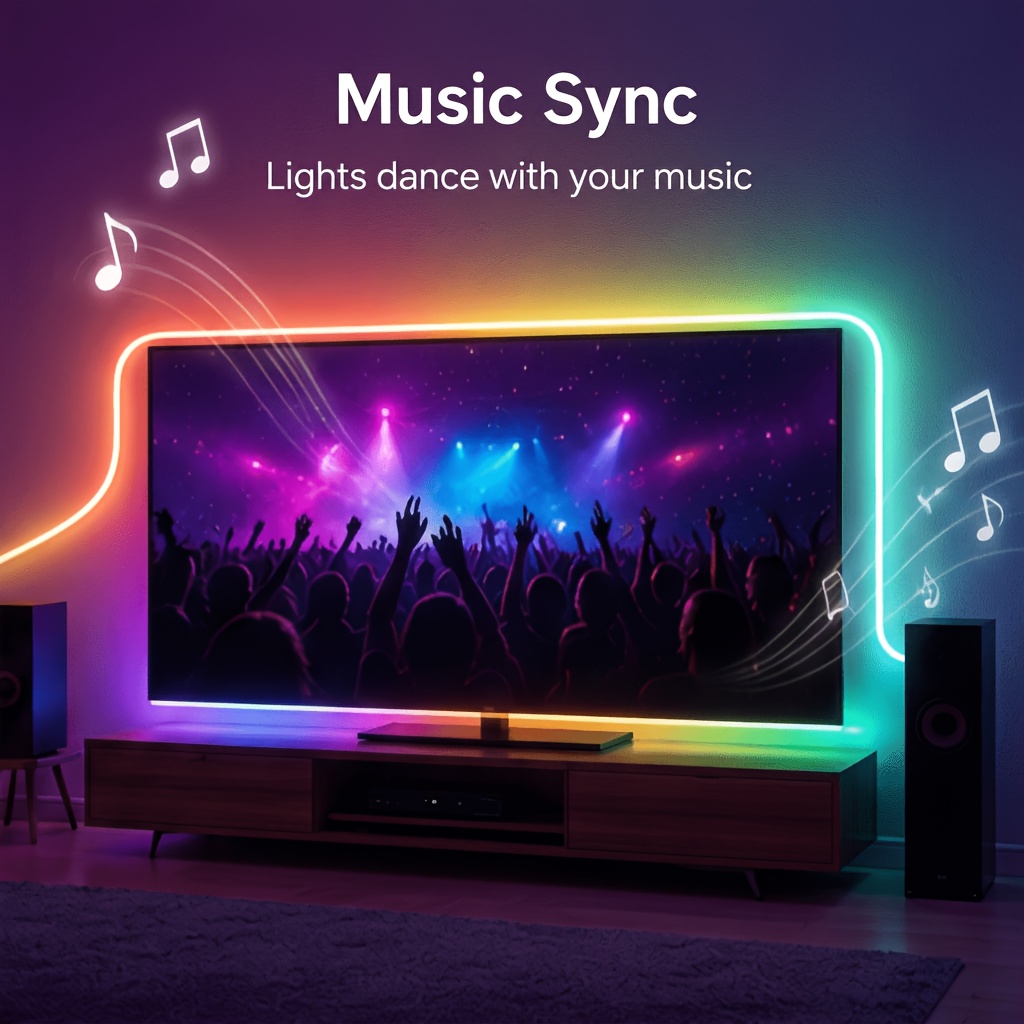 유연한 RGBIC LED 네온 로프 라이트 USB 블루 - Home Decor Lighting 리뷰 및 가격