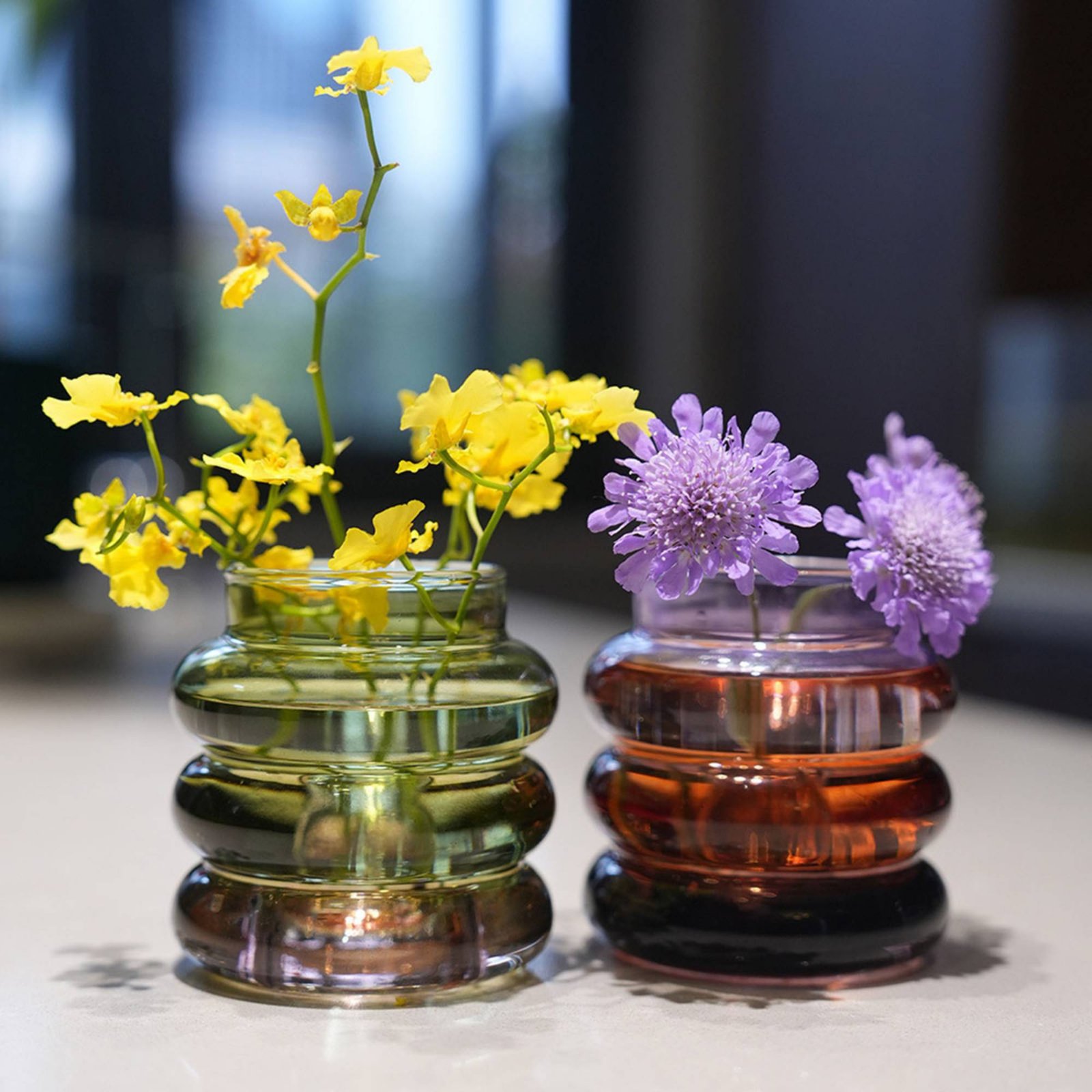 꽃병 캔들 홀더 장식용 센터피스 원형 유리 꽃병 홈 데 - Home Decor Vase 리뷰 및 가격