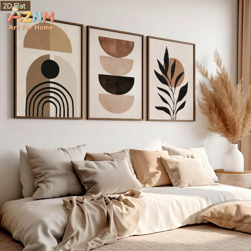 1pc/3pcs 스타일리쉬한 프린트 캔버스 모란디 톤의 - Home Decor Minimal 리뷰 및 가격