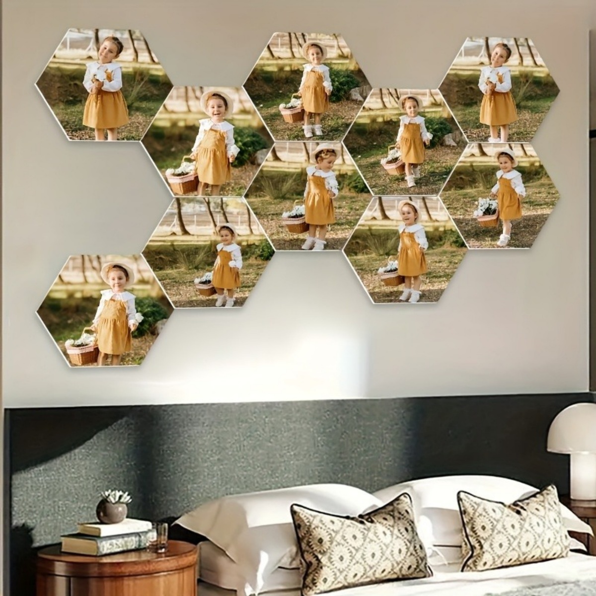 맞춤형 벽 장식 — 현대적인 육각형 사진 프린트. 다양 - Home Decor Unique 리뷰 및 가격