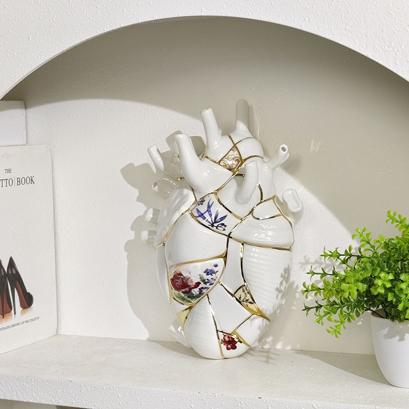 하트 모양 꽃병 거실 와인 캐비닛 TV 캐비닛 홈 데코 - Home Decor Vase 리뷰 및 가격