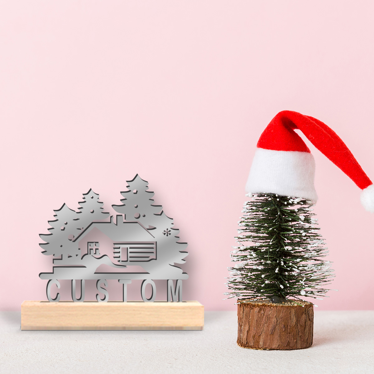 1개 금속 예술품 데스크탑 장식품 나무 받침대 포함 맞 - Home Decor For Birthday 리뷰 및 가격