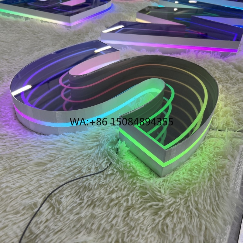 네온 3D 맞춤형 RGB 효과 패널 LED 인피니티 미 - Neon Sign Led Custom 리뷰 및 가격
