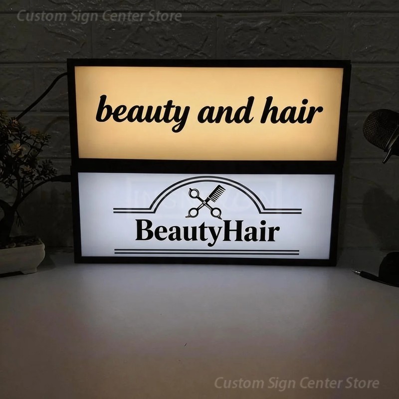 맞춤형 LED 네온 아크릴 간판, BeautyHair, - Neon Sign Led Custom 리뷰 및 가격