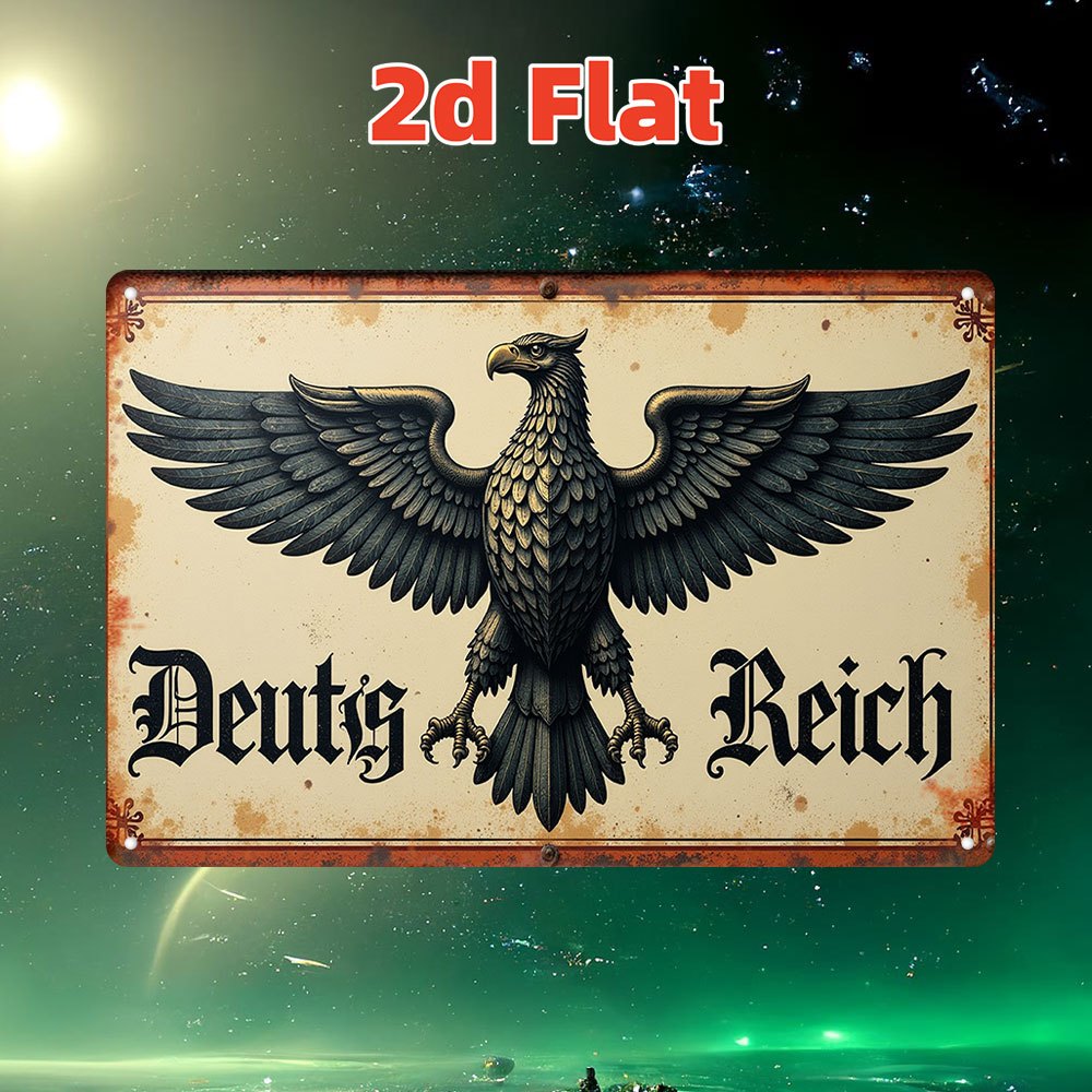 빈티지 독일 독수리 금속 양철 간판 - 화려한 디자인의 - Germany Home Decor 리뷰 및 가격
