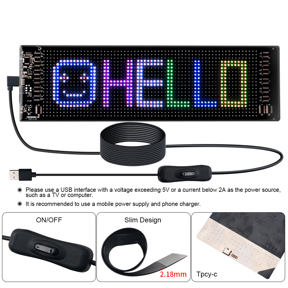 LED 매트릭스 픽셀 패널 스크롤링 밝은 광고 LED  - Home Decor Com 리뷰 및 가격