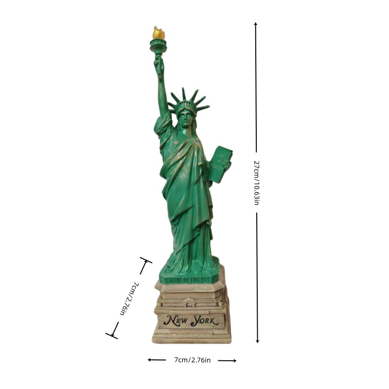 자유의 여신상 레진 조각상 책상 액세서리 수집품 여행  - Home Decor New York 리뷰 및 가격