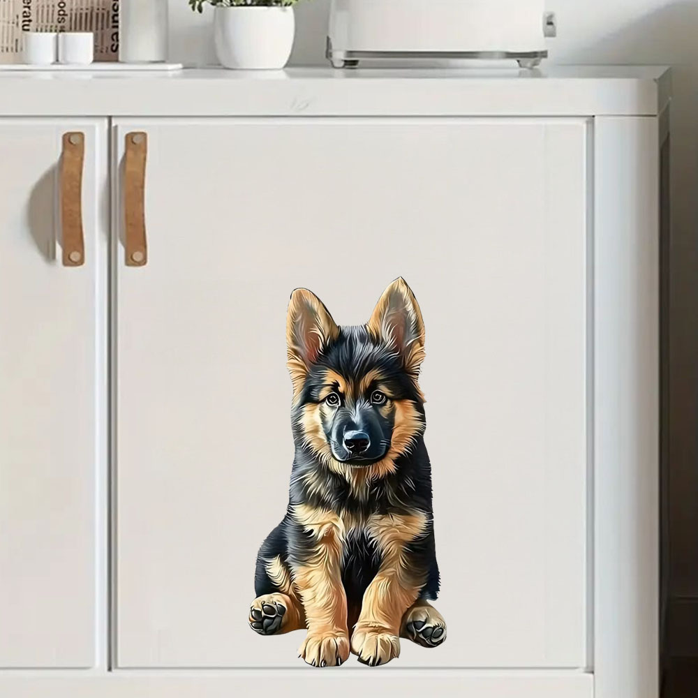 대형 독일 셰퍼드 개 스티커, 방수 비닐 소재, 화장실 - Germany Home Decor 리뷰 및 가격