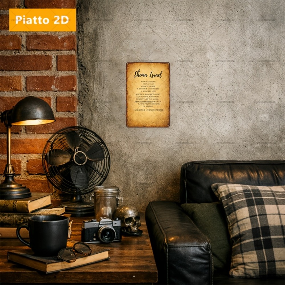 CIFBUY 히브리어 성경 알루미늄 벽 장식 8x8인치 - Home Decor Living 리뷰 및 가격