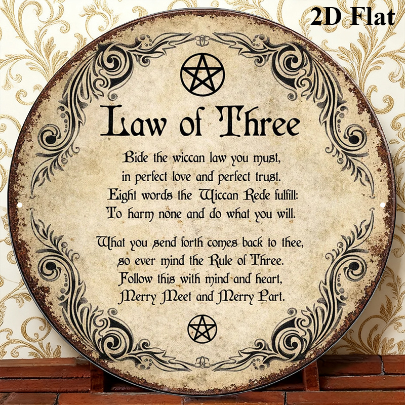 CIFBUY 빈티지 위카 삼위일체 여신 알루미늄 벽 예 - Home Decor You 리뷰 및 가격