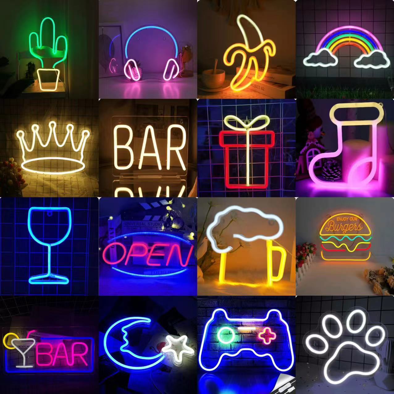 맞춤형 LED 네온사인 (USB/배터리 사용) - 바, - Neon Sign Led Custom 리뷰 및 가격
